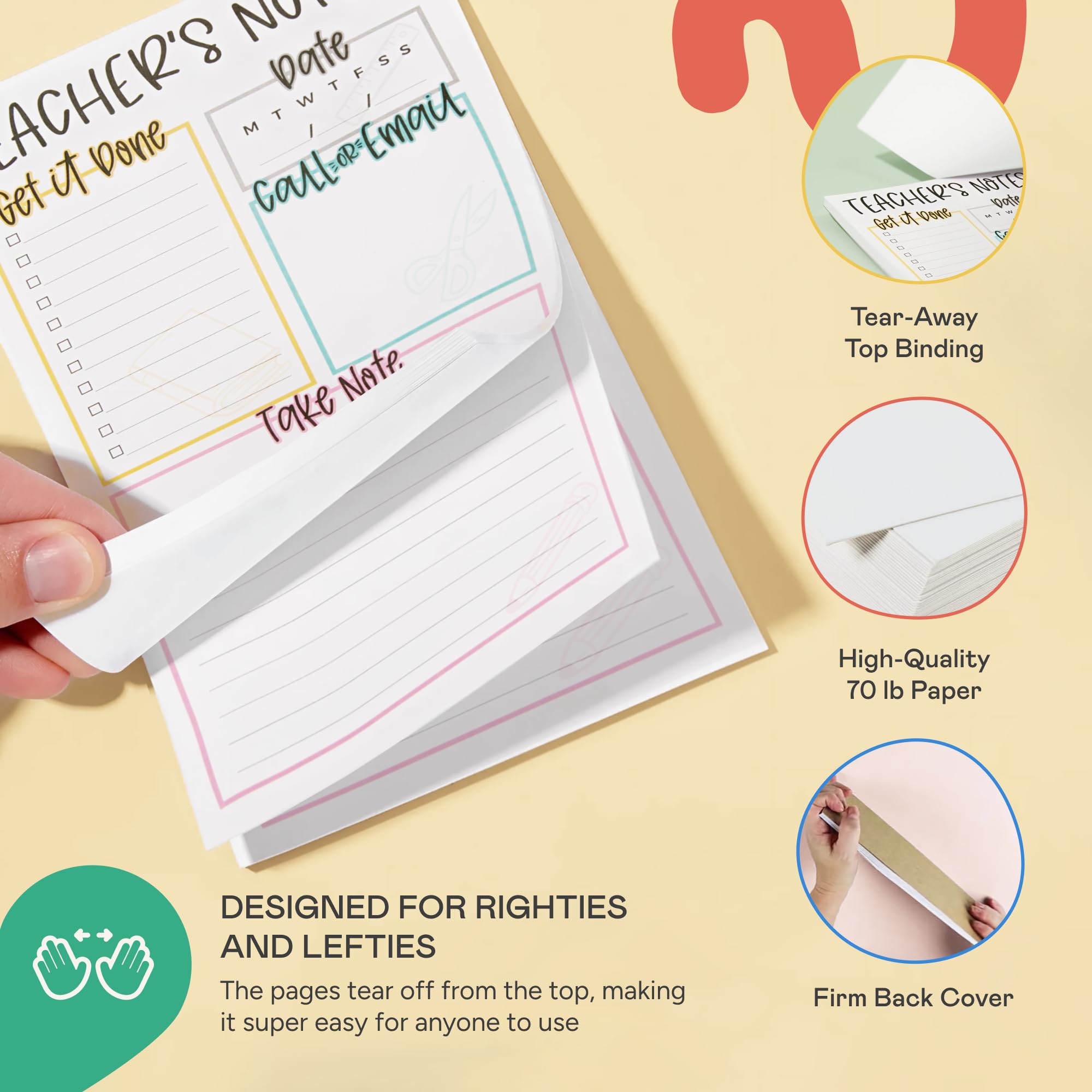 ノート・メモ帳 teacher Amazon.com : Tiny Expressions Teacher Notepad - Teacher To Do List